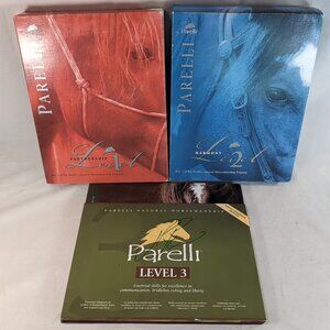 Parelli Natural Horsemanship Level 1 2 3 SIGNED MISSING DISC 1-2 Horse Training
